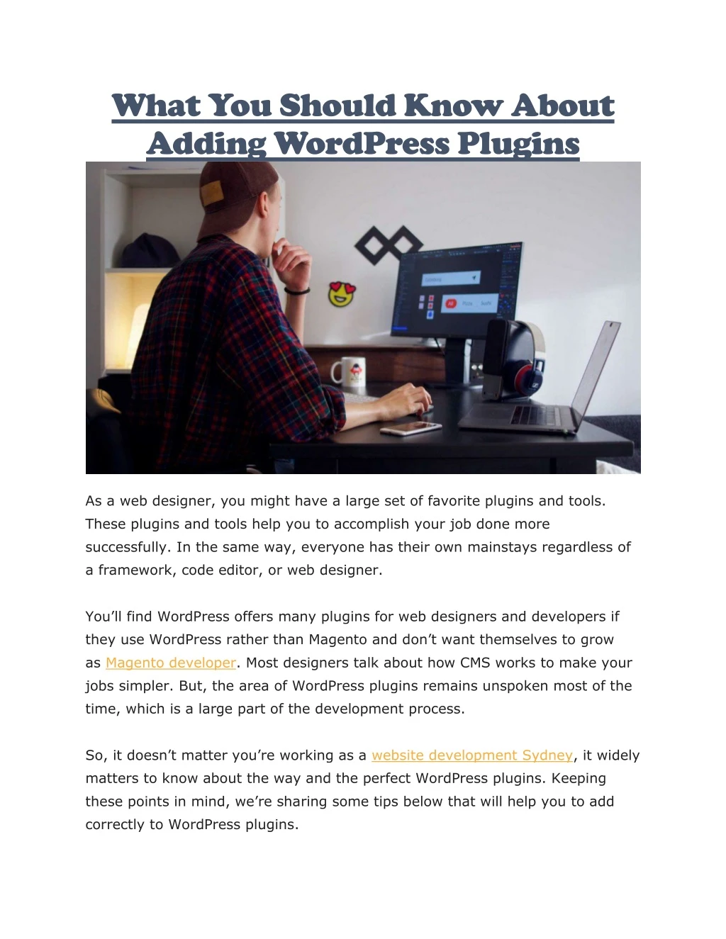 what you should know about adding wordpress