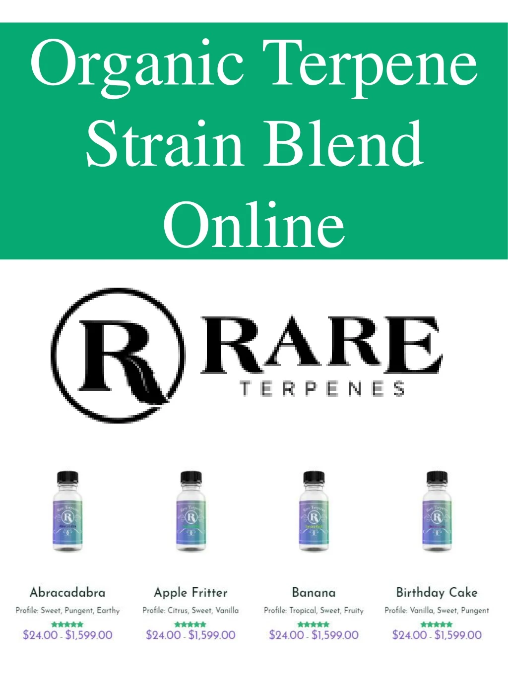 organic terpene strain blend online