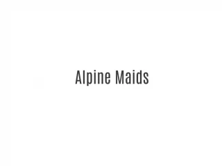 Alpine Maids - slide 1
