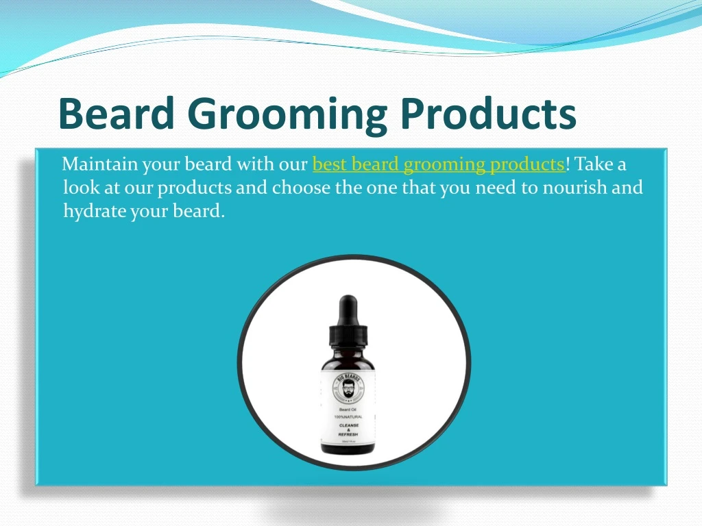 beard grooming products