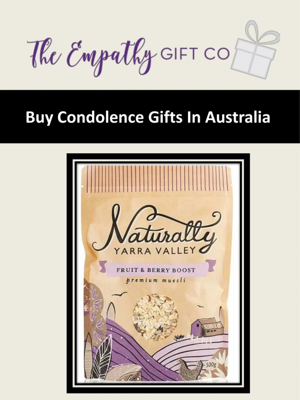 Buy Condolence Gifts In Australia