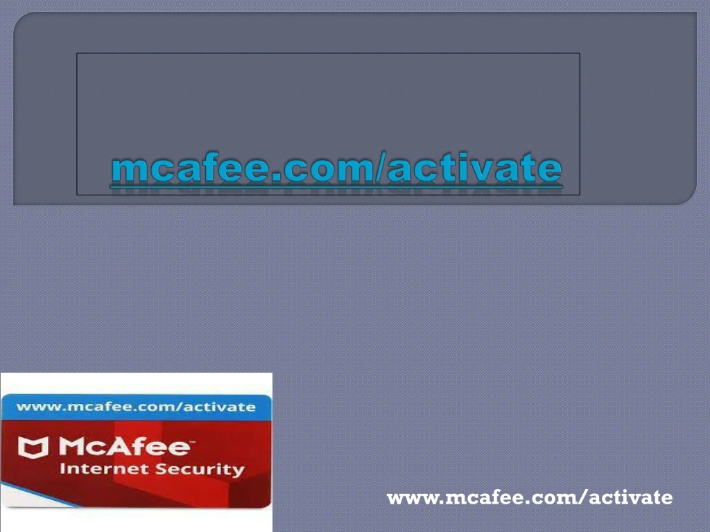 mcafee com activate