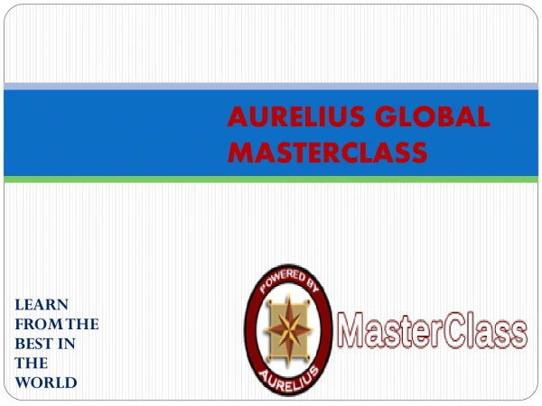 aurelius global masterclass