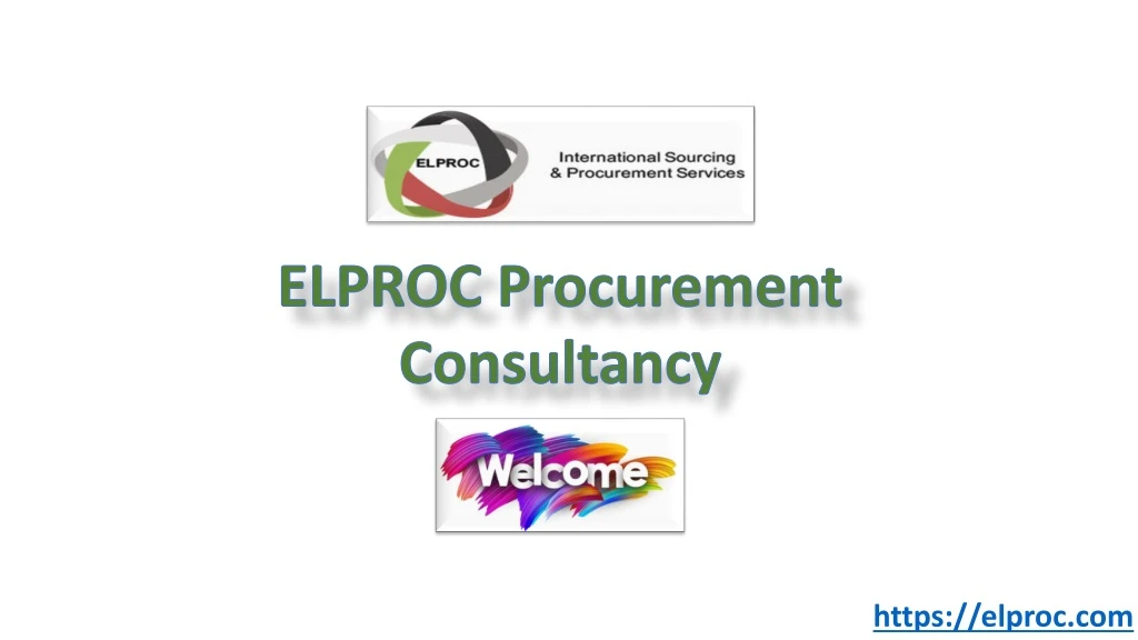 elproc procurement consultancy