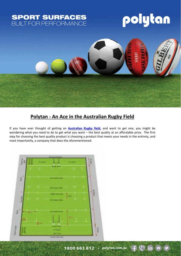 Polytan - An Ace in the Australian Rugby Field