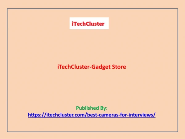 iTechCluster-Gadget Store