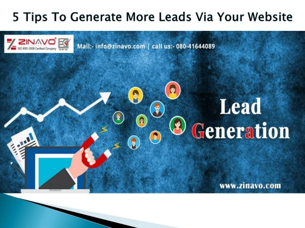 5 Tips To Generate More Leads Via Your Website