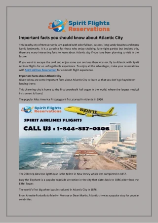Important facts you should know about Atlantic City - slide 1