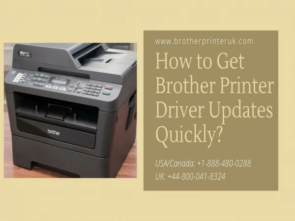 Get Brother Printer Updates | Dial 1-888-480-0288