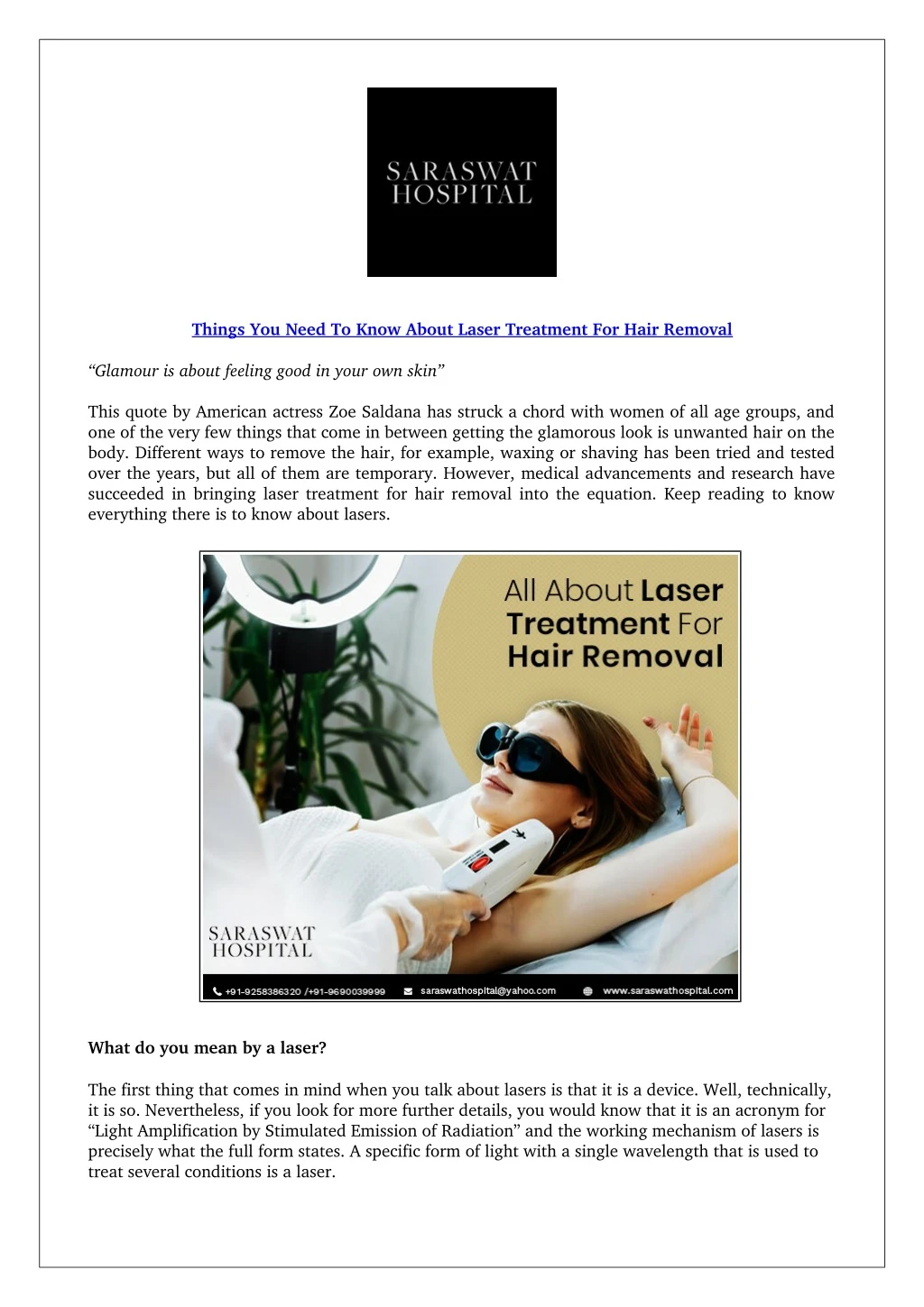 things you need to know about laser treatment