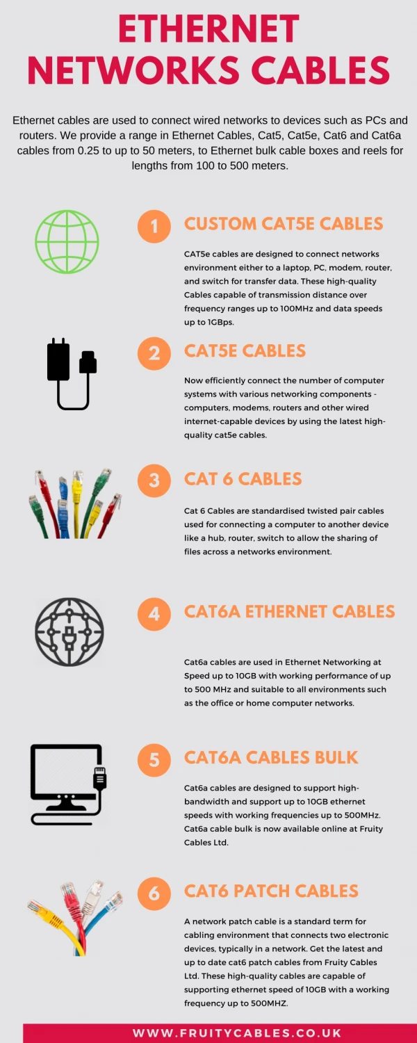 Ethernet Networks Cables