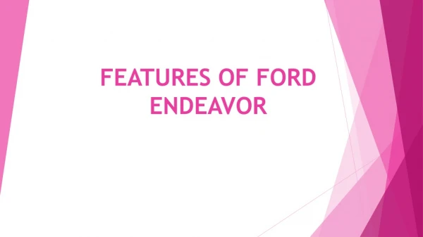 Ford Endeavour