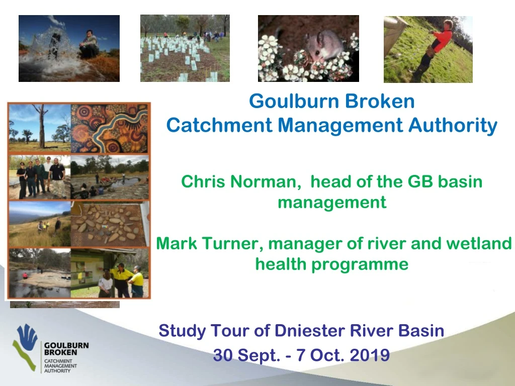 study tour of dniester river basin 30 sept 7 oct 2019