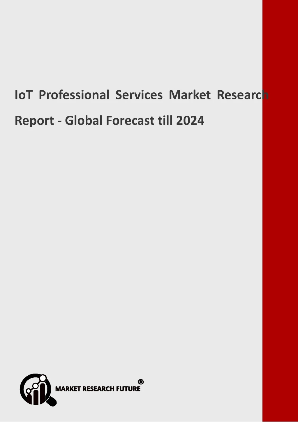 iot professional services market research report