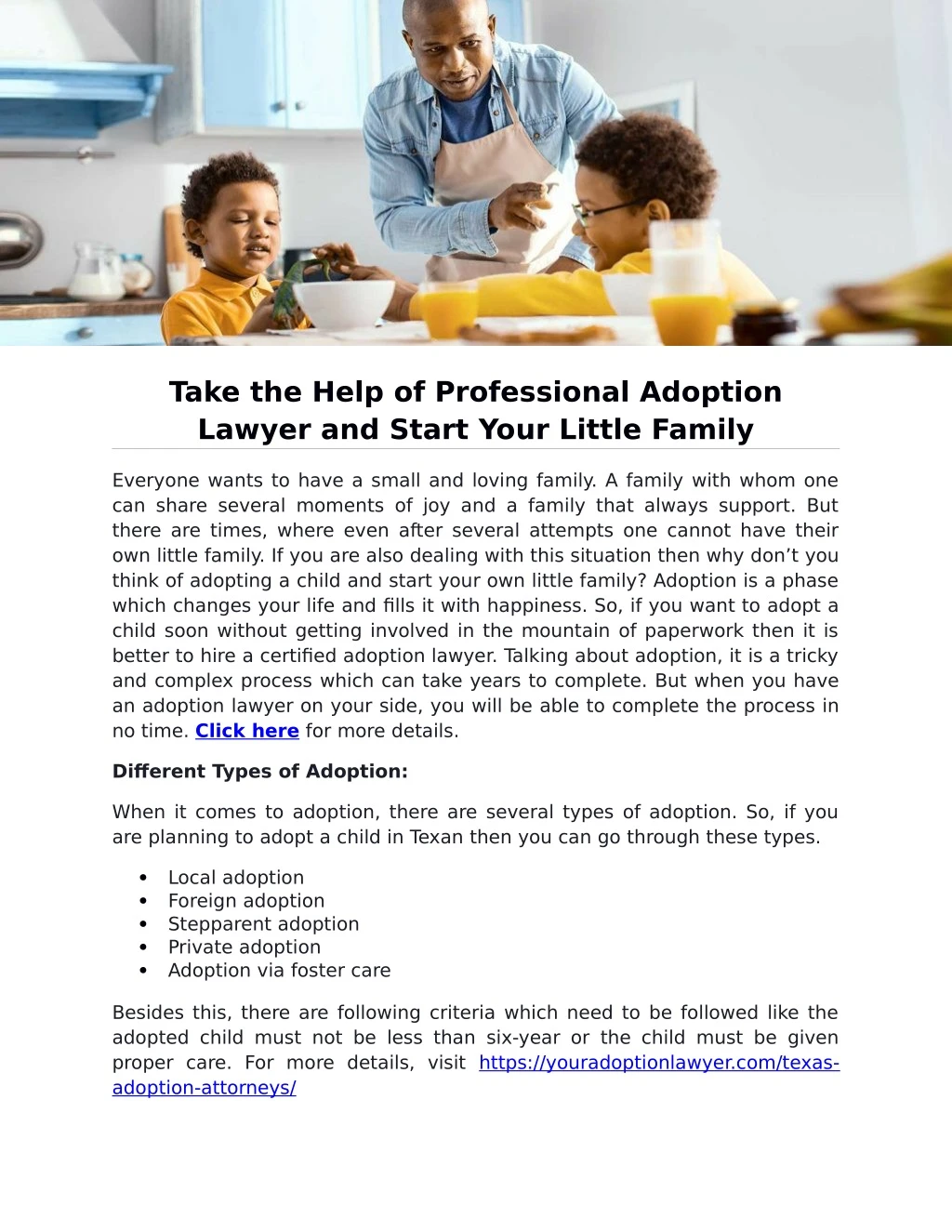 take the help of professional adoption lawyer