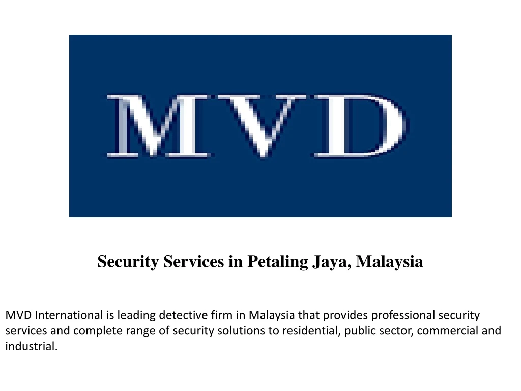 security services in petaling jaya malaysia