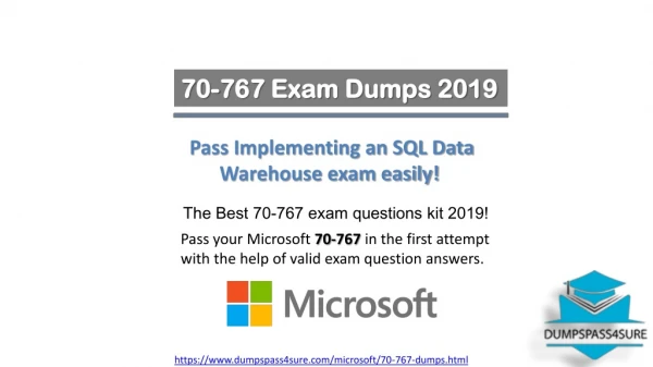 Microsoft 70-767 Exam Question Answers | Latest 70-767 Dumps