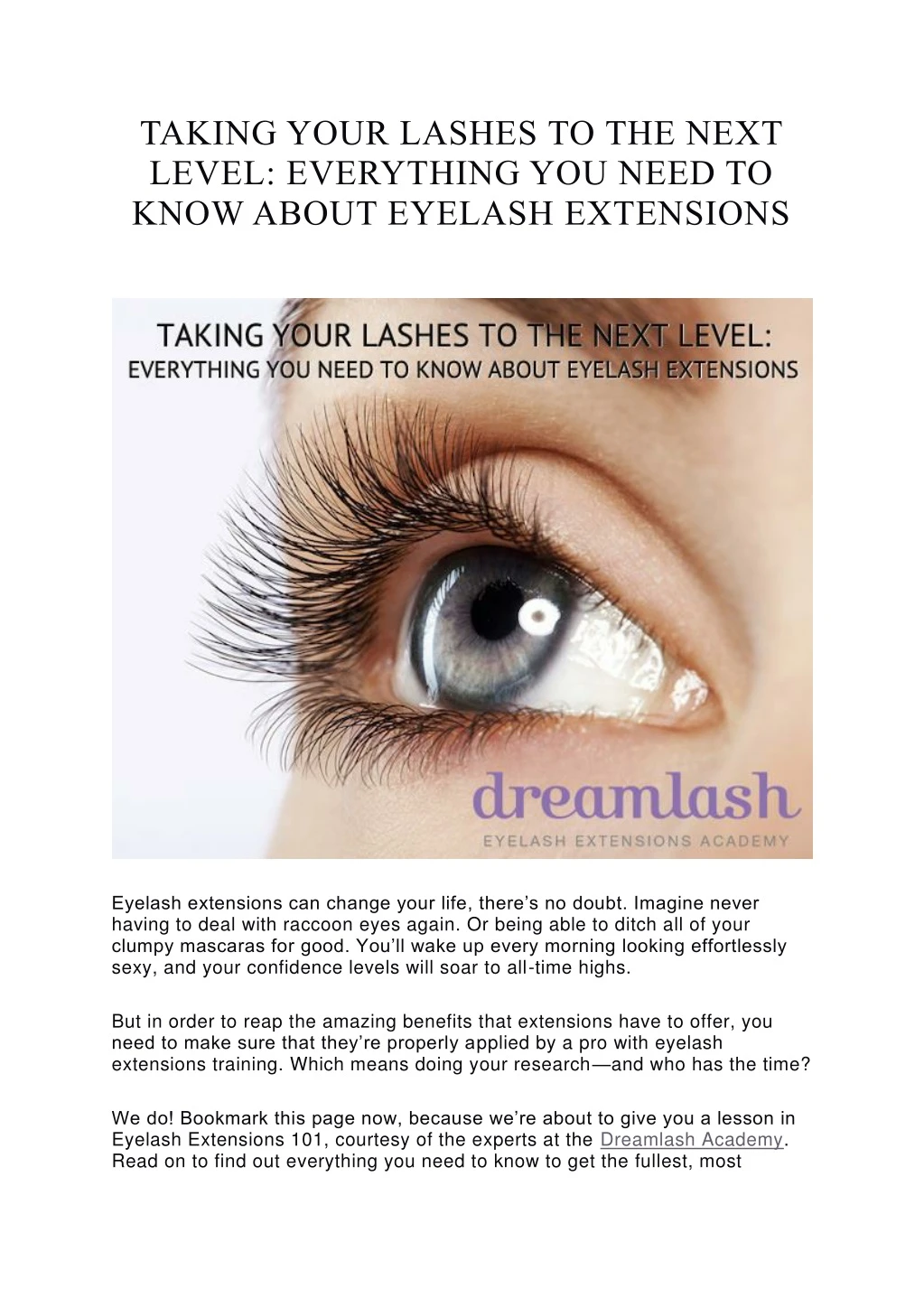 taking your lashes to the next level everything