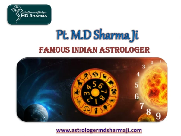 Famous Indian Astrologer – ( 91)-7539855555 – Pt. M.D Sharma
