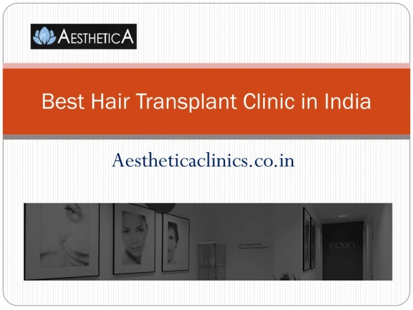 Best Hair Transplant Clinic in India