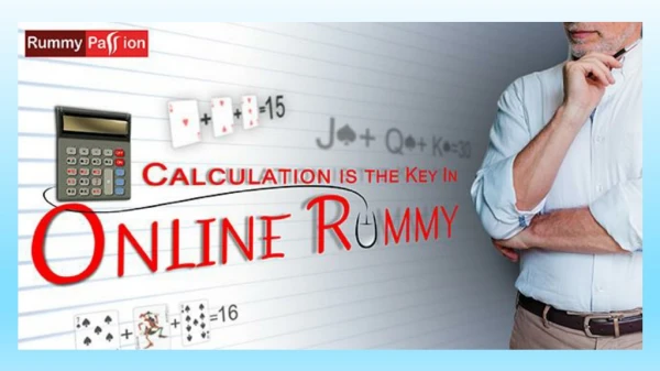 Online Rummy: Calculation is the Key