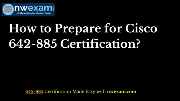 [PDF] Crack 642-885_ CCNP Service Provider (SPADVOUTE) Certification Exam in First Attempt