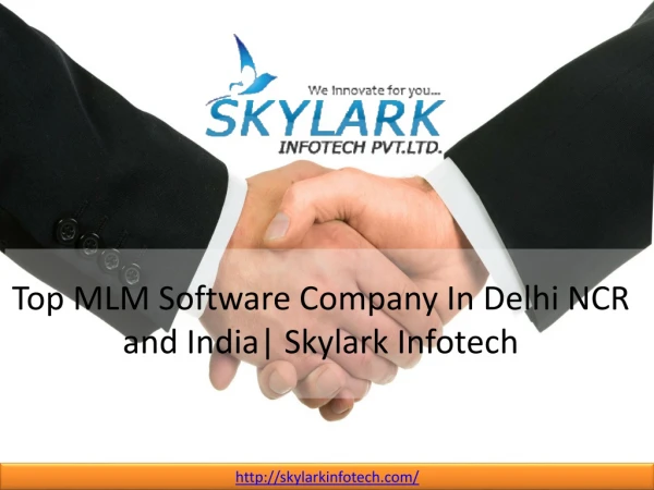 Top MLM Software Company in Delhi NCR and India| Skylark InfoTech