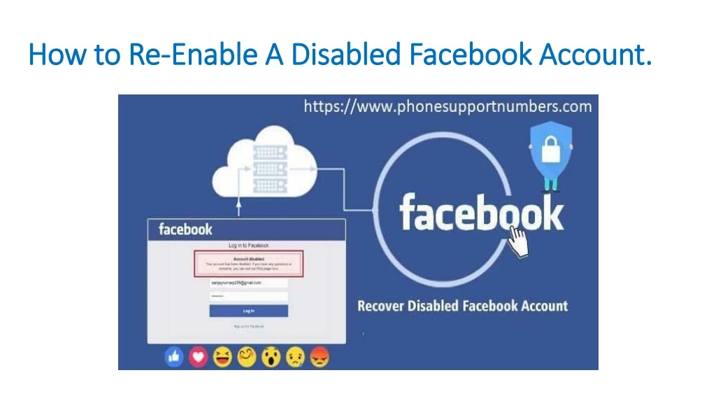 how to re enable a disabled facebook account