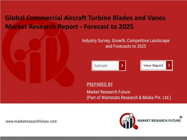 Commercial Aircraft Turbine Blades and Vanes Market Research Report - Global Forecast till 2025