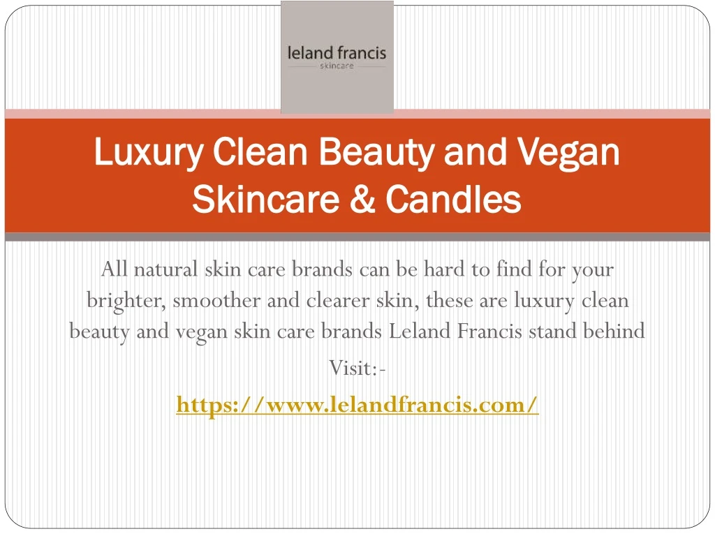 luxury clean beauty and vegan luxury clean beauty