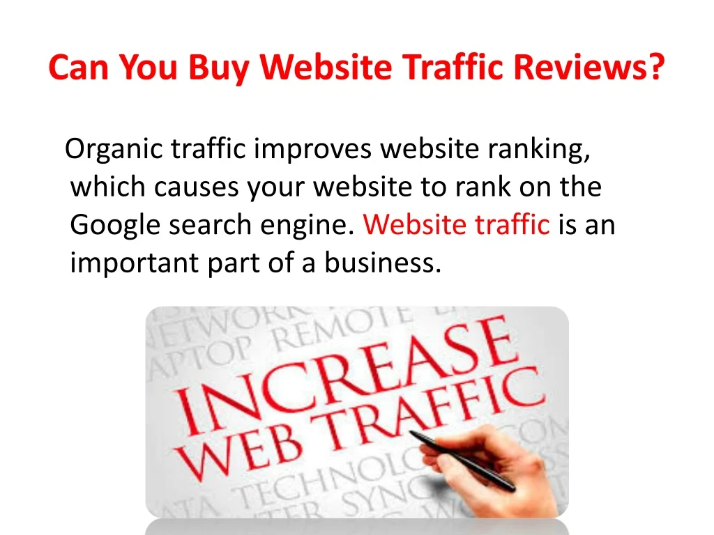 can you buy website traffic reviews