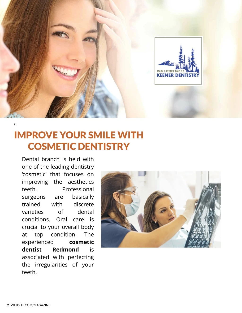c improve your smile with cosmetic dentistry