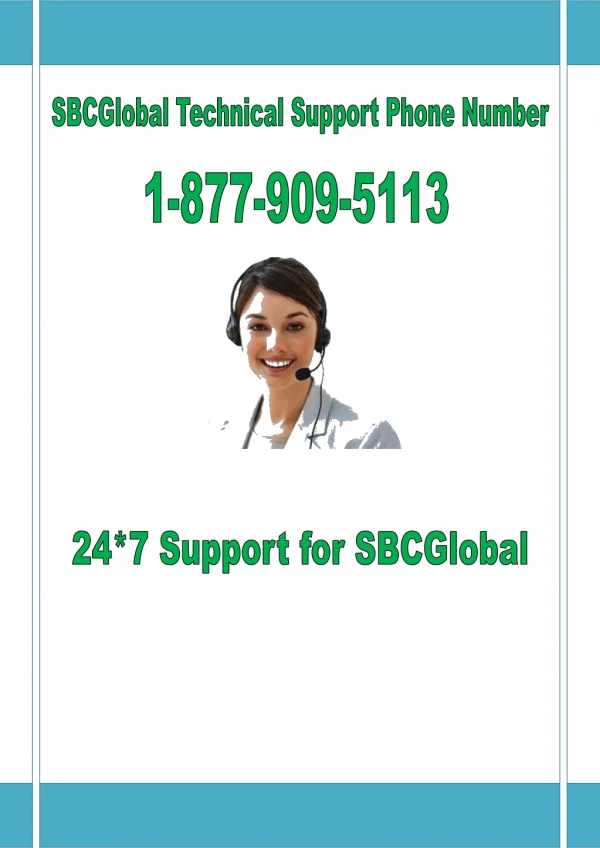 SBCGlobal Tech Support Phone Number 1-877-909-5113