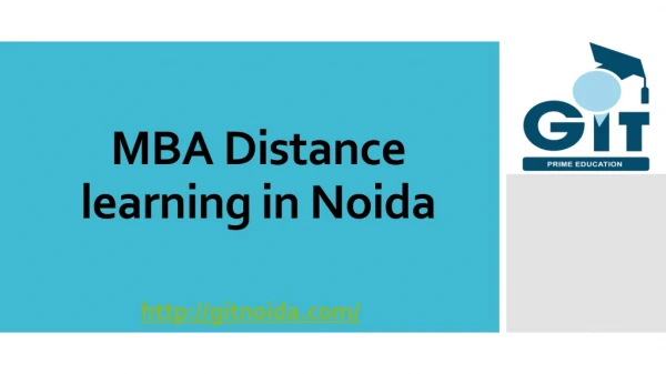 mba distance learning in noida