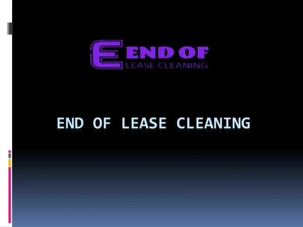 Best End of lease cleaning Melbourne