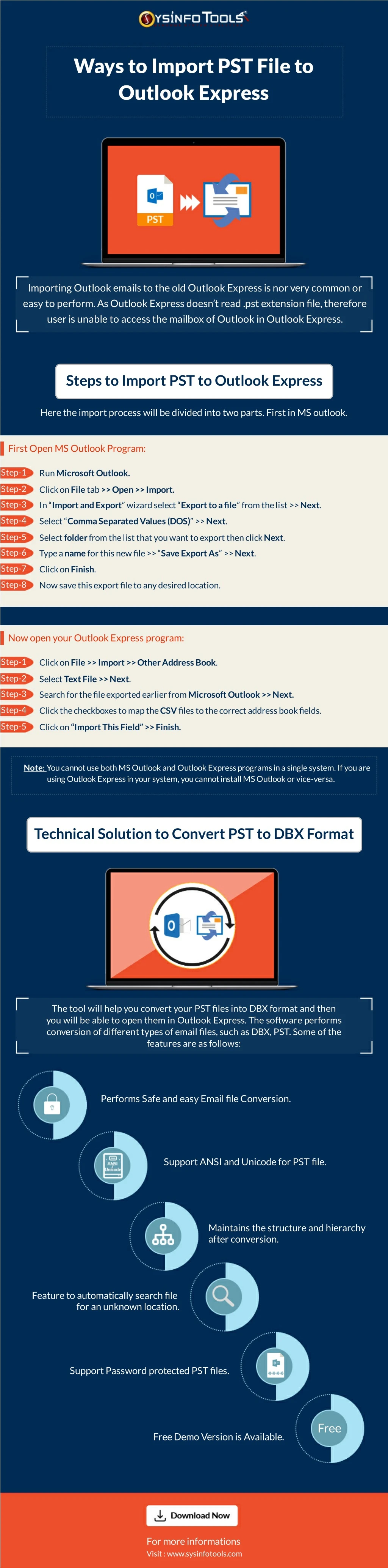 ways to import pst file to outlook express