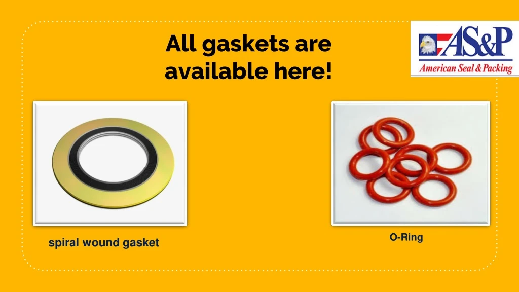 all gaskets are available here