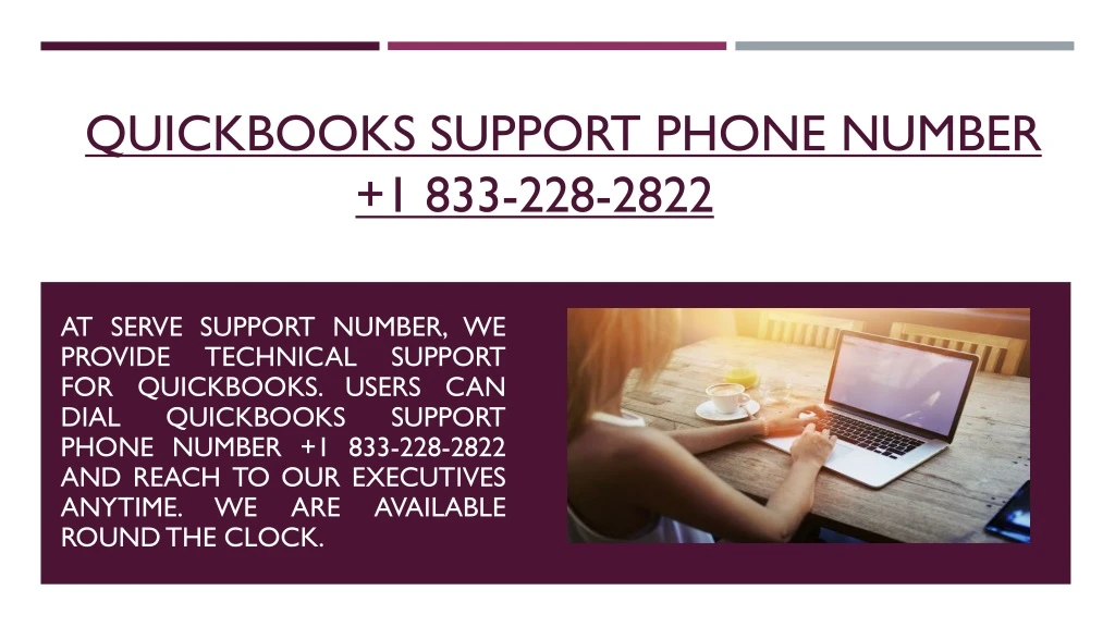 quickbooks support phone number 1 833 228 2822