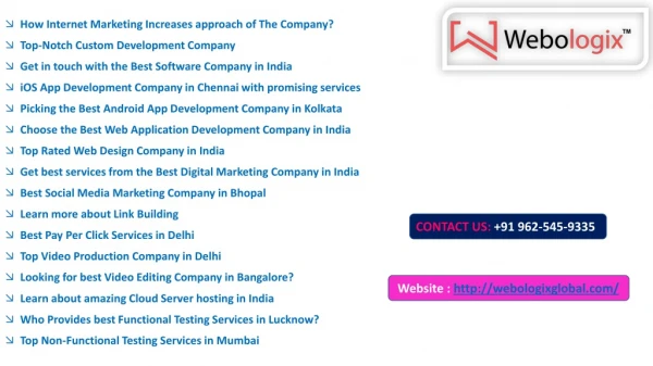 Get in touch with the Best Software Company in India