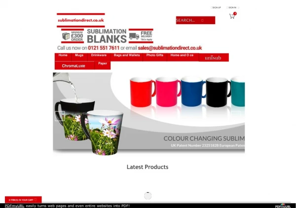 Wholesale Sublimation Products UK | Sublimation Direct