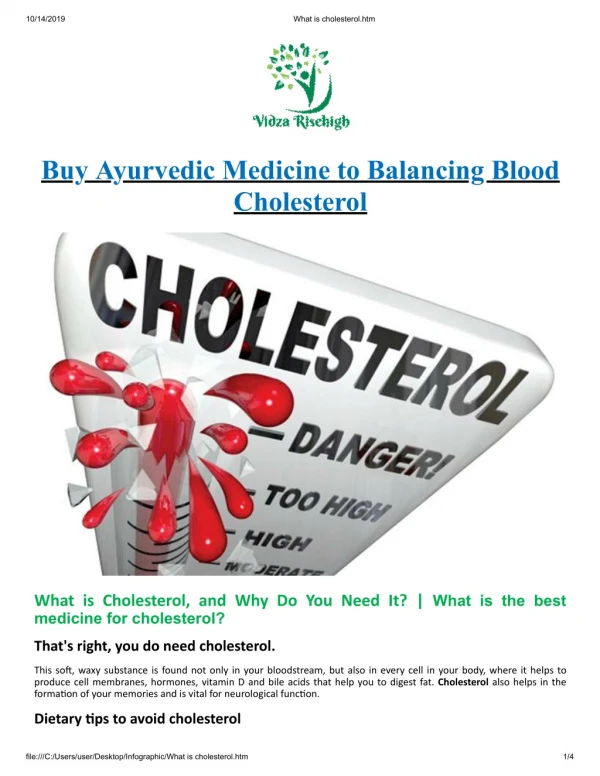 What is Best Medicine To Balance High Cholesterol Levels?