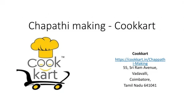 buy chapati making machine at cookkart