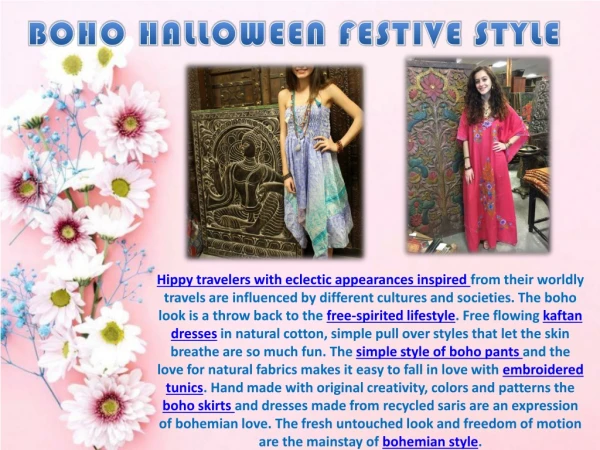 BOHO HALLOWEEN FESTIVE STYLE