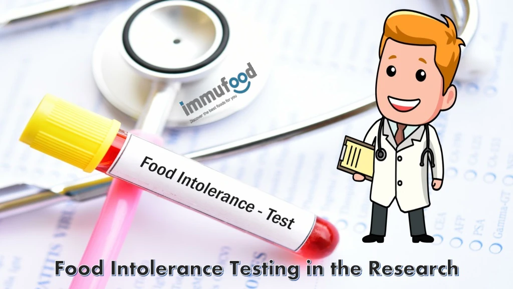 food intolerance testing in the research
