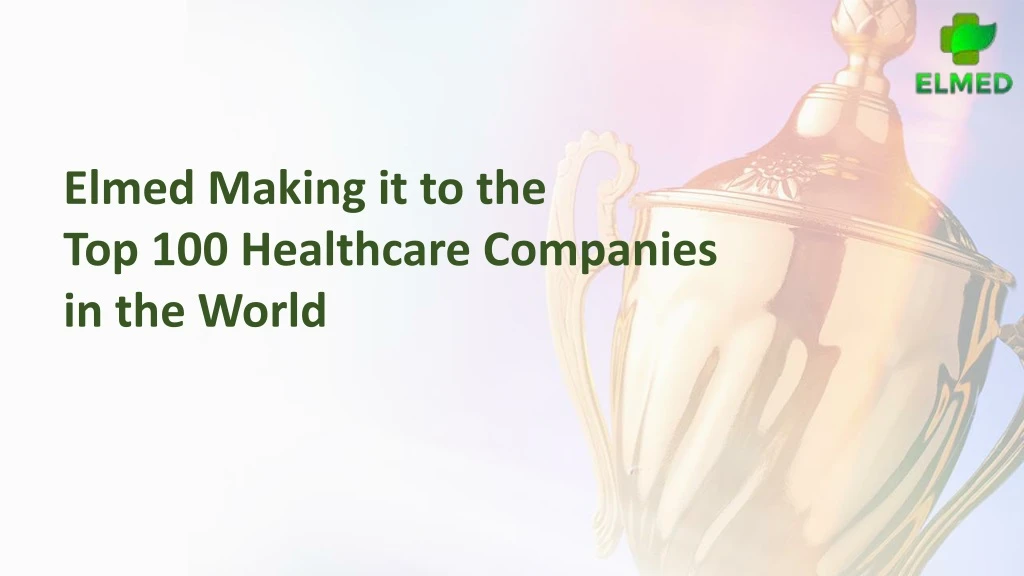 elmed making it to the top 100 healthcare