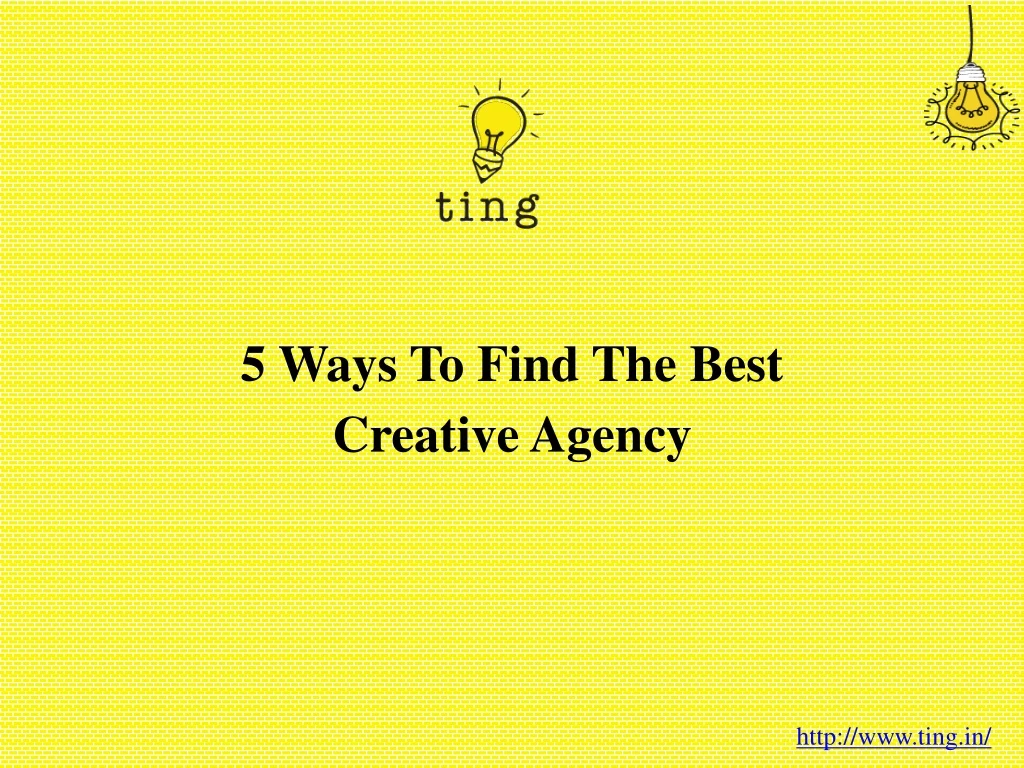 5 ways to find the best creative agency