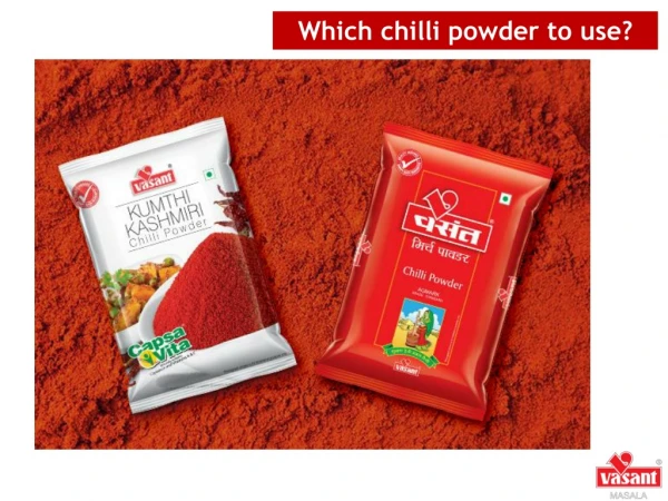 Best red chilli powder for cooking