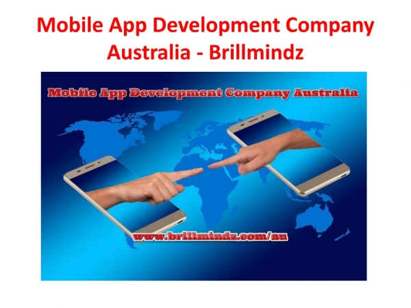 Mobile App Development Company Australia