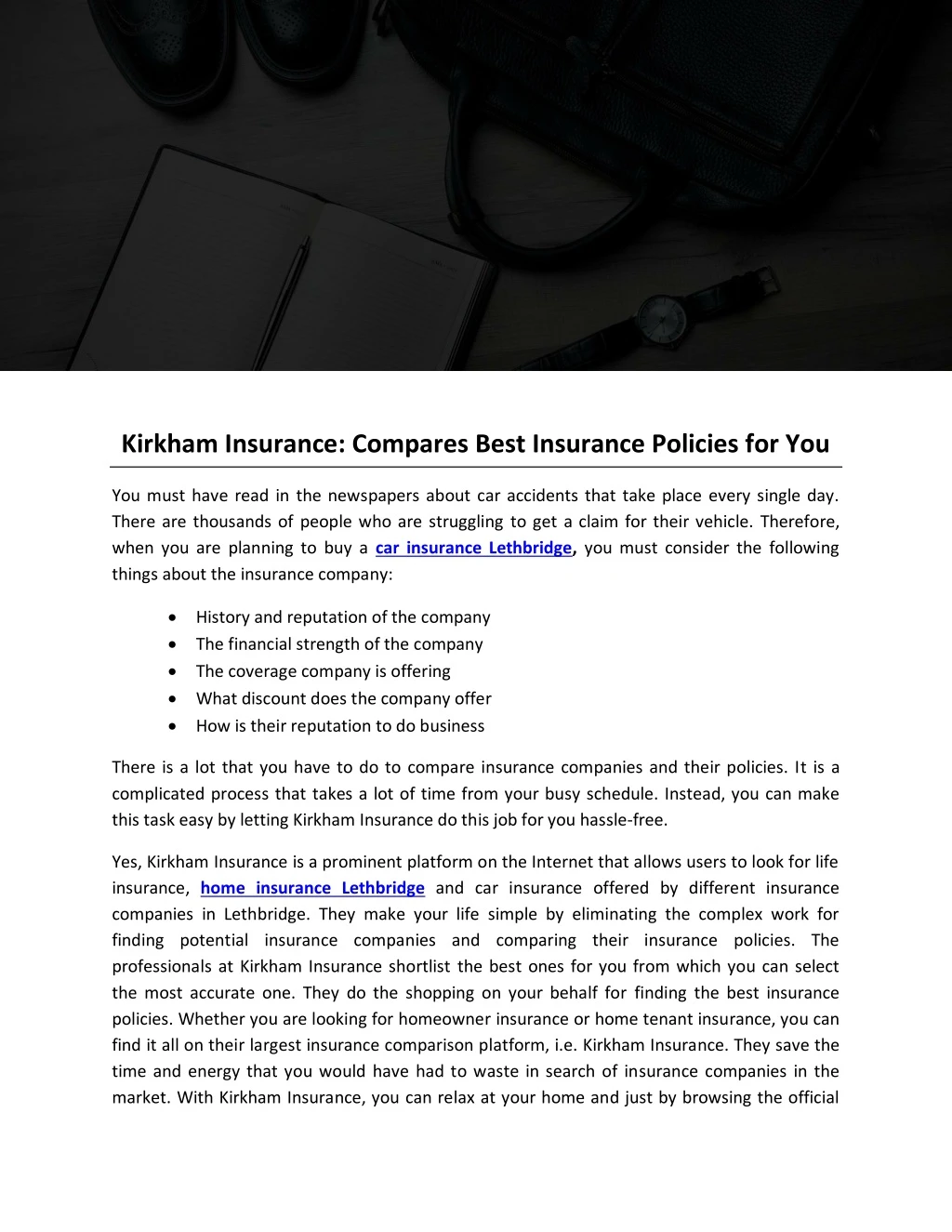 kirkham insurance compares best insurance