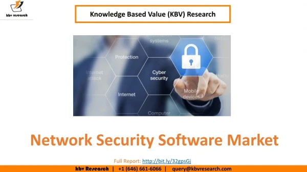 Network Security Software Market Size- KBV Research